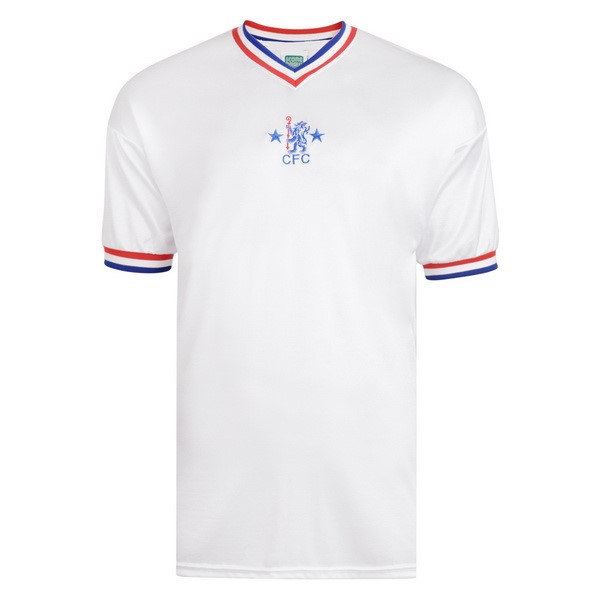 Camiseta Chelsea Tercera equipación Retro 1982 Blanco